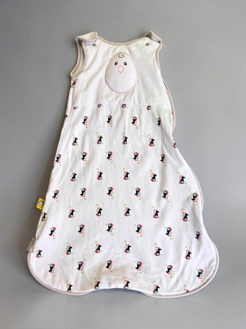 Nested Bean Zen Sack Classic - Puffin Print - Size Medium (6-15 Months)
